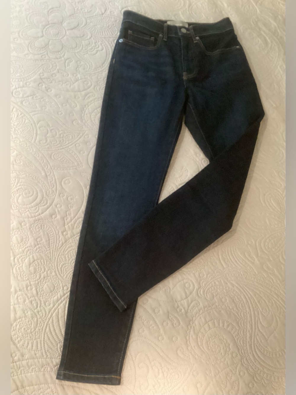Everlane Women's Skinny Ankle Jeans in Dark Indigo